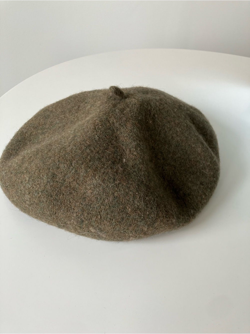 Zara Green Beret Hat